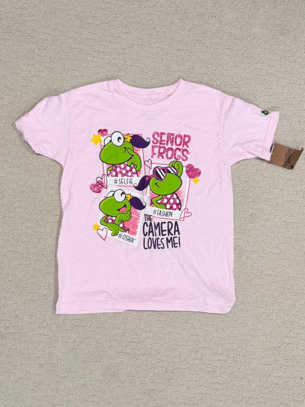 Kids NWT Senior Frogs Bahamas Tee Size Large